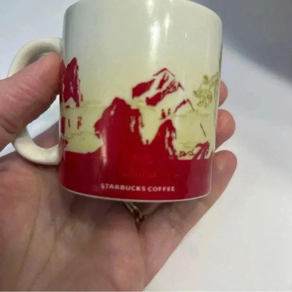 Starbucks 3oz China 2013 Red Mini Espresso Mug